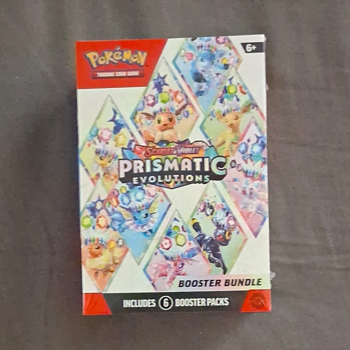 Pokémon TCG Prismatic Evolutions Booster Bundle Box 6 Booster