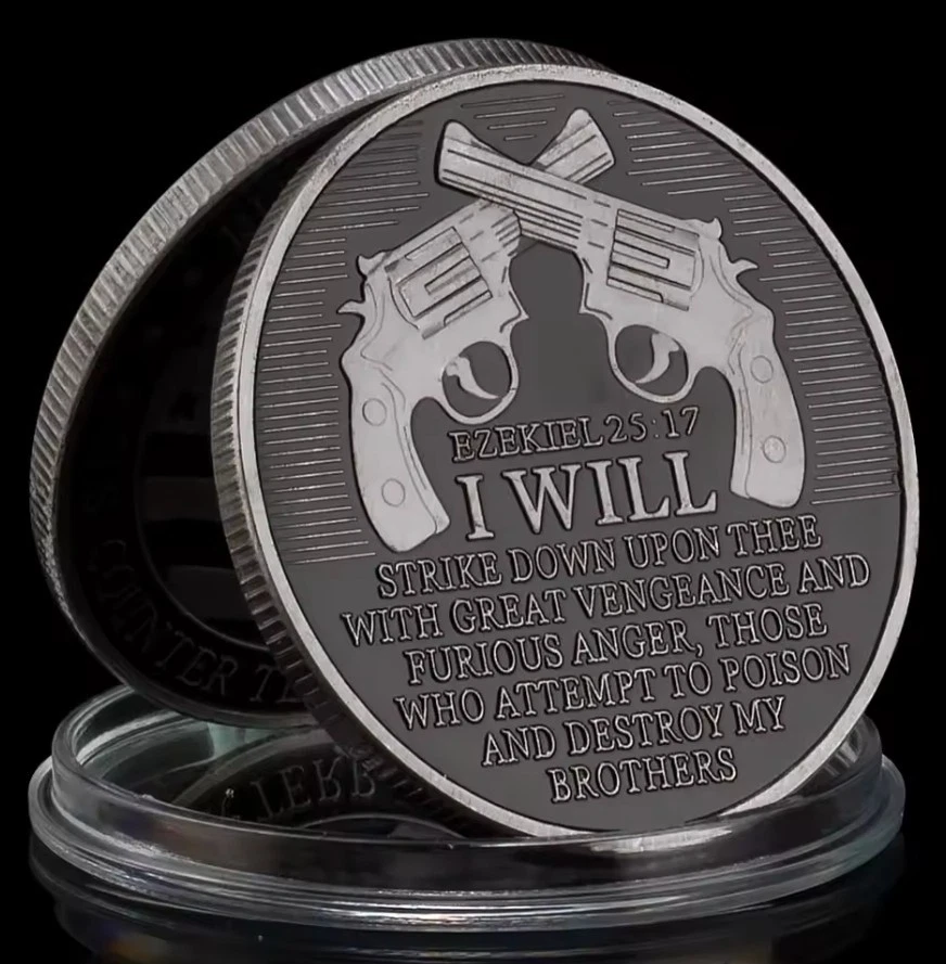 PUNISHER Police TERRORISM Collector Challenge COIN Gedenk Münze Badge Abzeichen