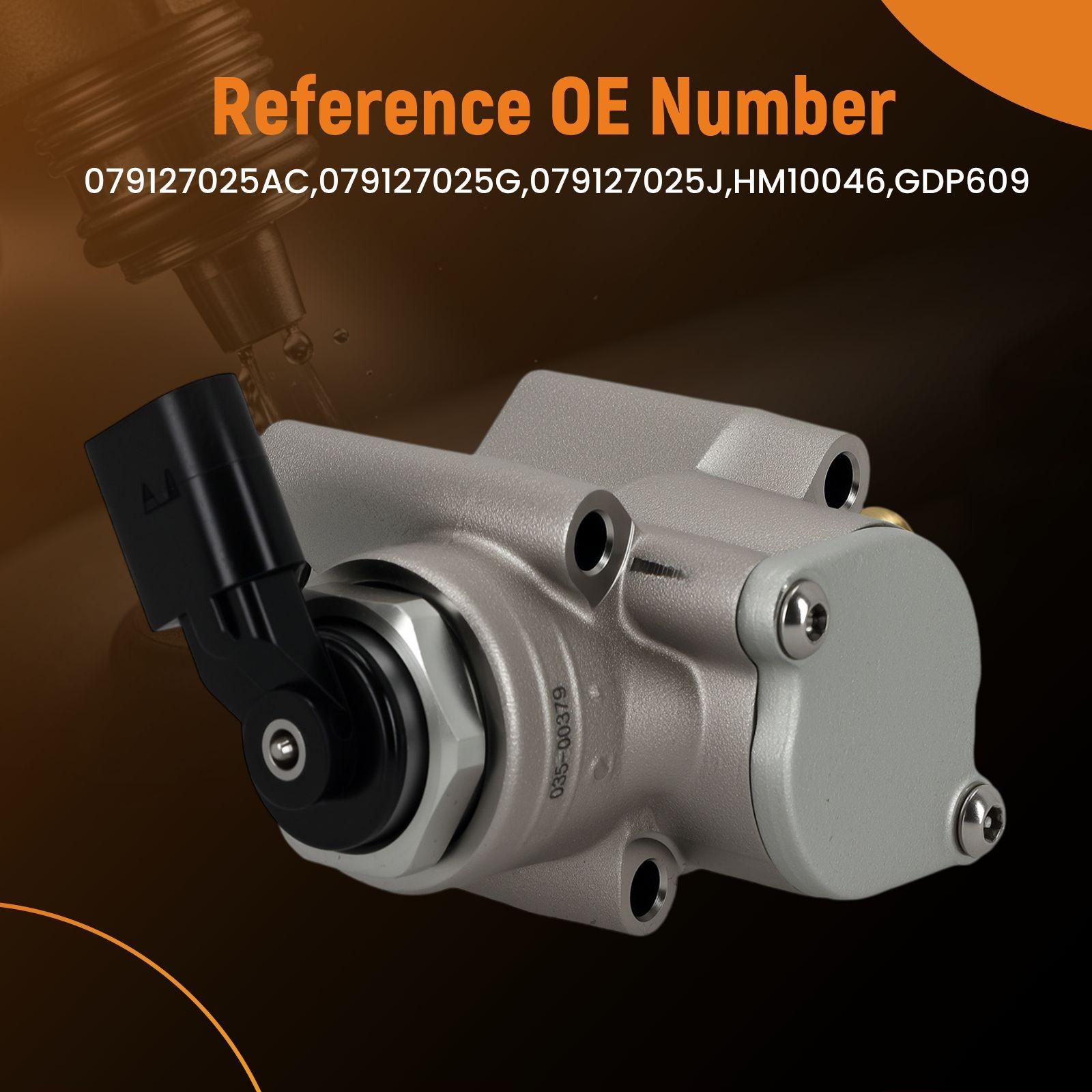 High Pressure Fuel Pump for Audi R8 2008-2015 S5 2009-2012 V8 4.2L 079127025G