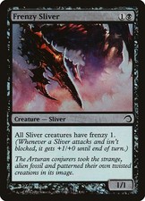 2x Frenzy Sliver - Foil Premium Deck Series: Slivers LP MTG