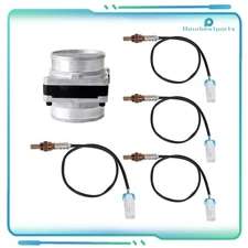 For GMC Sonoma SL 4.3L 02-04 4pcs Oxygen o2 02 Sensor + Mass Airflow MAF Sensor
