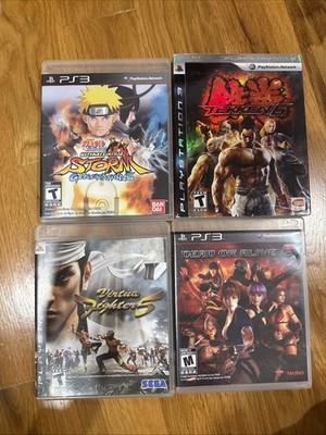 PS3 Fighting Bundle Tekken Street Fighter Virtua Fighter Dead Or Alive Naruto