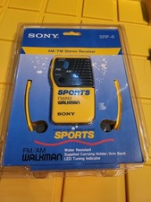 Sony Walkman Sports SRF-8 Yellow FM/AM Vintage Music Brand New Sealed