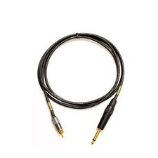 Mogami 20' Gold 1/4" TS Male to RCA Male Audio/Video Patch Cable