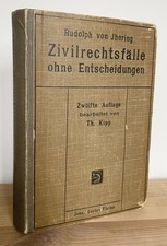 Casi civili senza decisioni. Jhering, Rodolfo di: