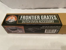 NEW Fireside Outdoor Pop Up Fire Pit Frontier Grates Dutch Oven FTG24 Accessory