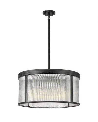 Z-Lite - Carnaby - 6 Light Chandelier In Industrial Style-12 Inches Tall and - Picture 4 of 4