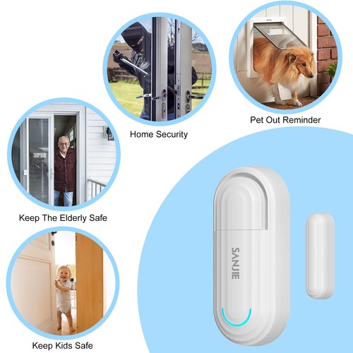 Adjustable Volume Door Alarm Sensor for Home Security & Child Safety, 120dB B... - Picture 7 of 9