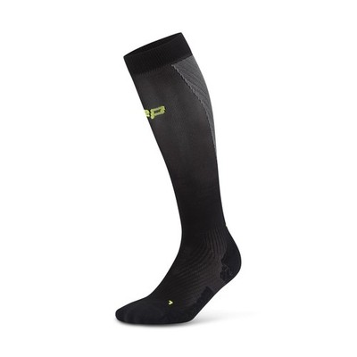Core Run Ultralight Tall Socks, Black/Grey, Men, III