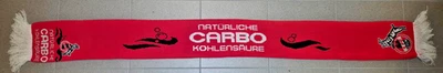 1. FC Köln Schal / Sponsor CARBO - Natürliche Kohlensäure / - Bild 1 von 2
