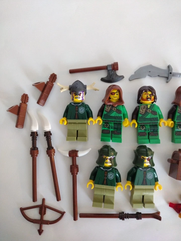 Lego Castillo Forestmen Bandidos Druidas Vikingo Minifigura Lote Mazmorras Dragones Foto 3 de 3