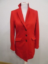 Foresta Blazer Mantel SABRINA Wolle Revers Taschen chic rot Gr.38 (B111-02)