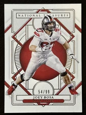 2021 Panini National Treasures Collegiate, Joey Bosa #ed 54/99, Card #26, OSU