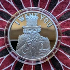 2014 I Want You Obey Proof 1 Oz. Silver  Shield 999 Silver Round   Old release!
