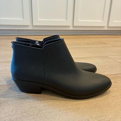 Sam Edelman Women s Petty Rain Boots Black Ankle Size 8