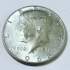 1968 Kennedy Half Dollar. 40% Silver. Circulated US Coin, Free Shipping! #6670