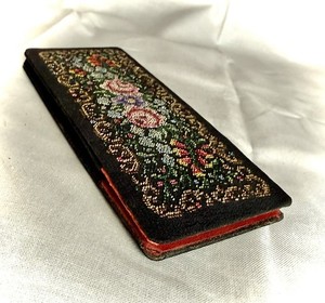 VTG 1930’s Petit Point Embroidered Case