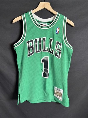 Mitchell & Ness NBA Chicago Bulls Derrick Rose 2008-09 #1 Jersey Green - Size L