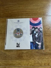 The Who £5 Coin , Royal Mint , In Colour