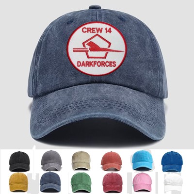 Custom Embroidered USN Crew 14 Dark Forces, Veteran Cap, Trucker Hat, Gift Idea