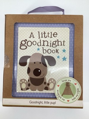 Little Learners By Parragon Books Baby Bedtime Board Book W/ Dog Puppy Lovey 0+