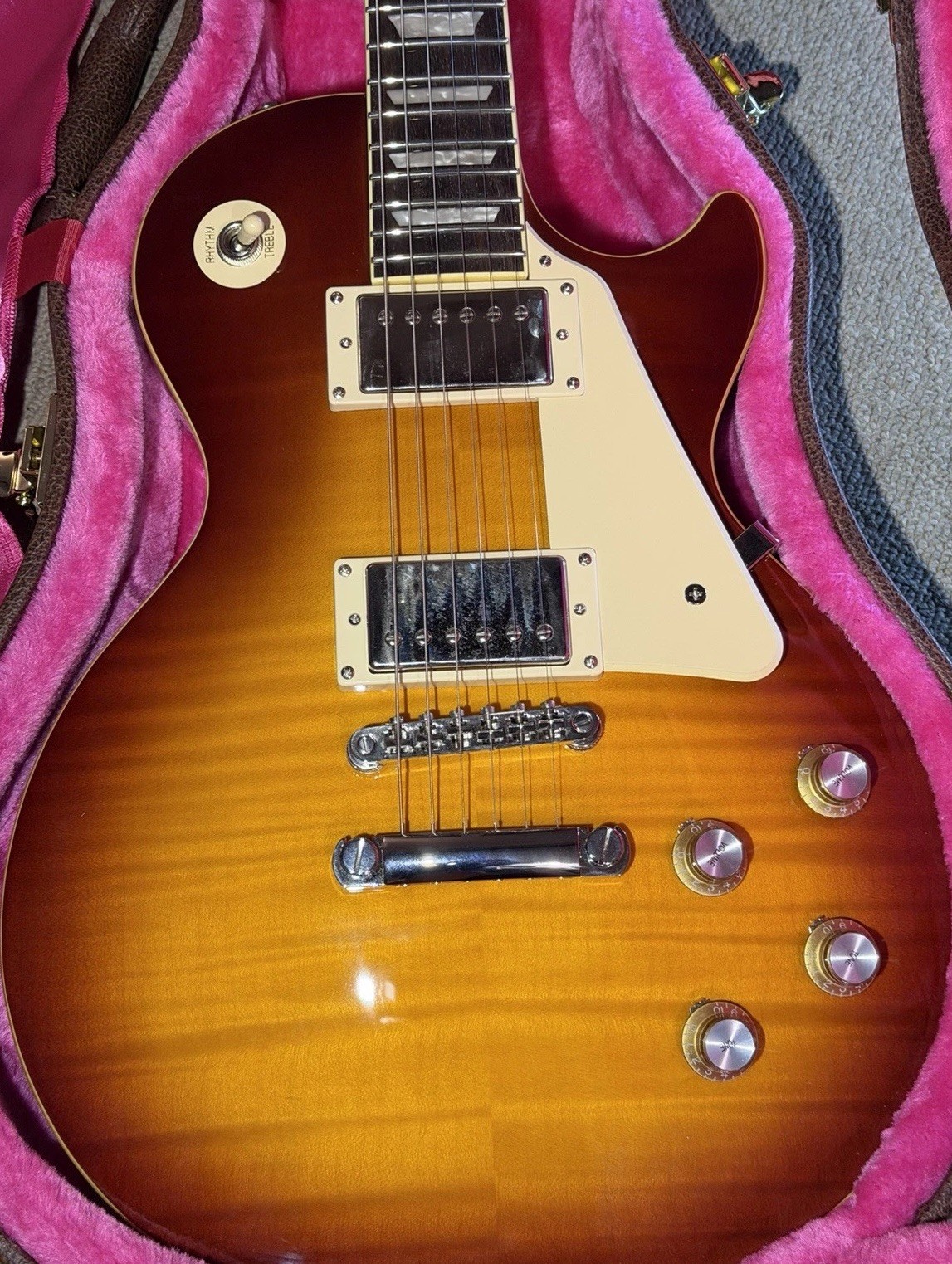 Epiphone Les Paul Standard 60s Electric Guitar - Burbon (iced Tea) Burst w/ Case