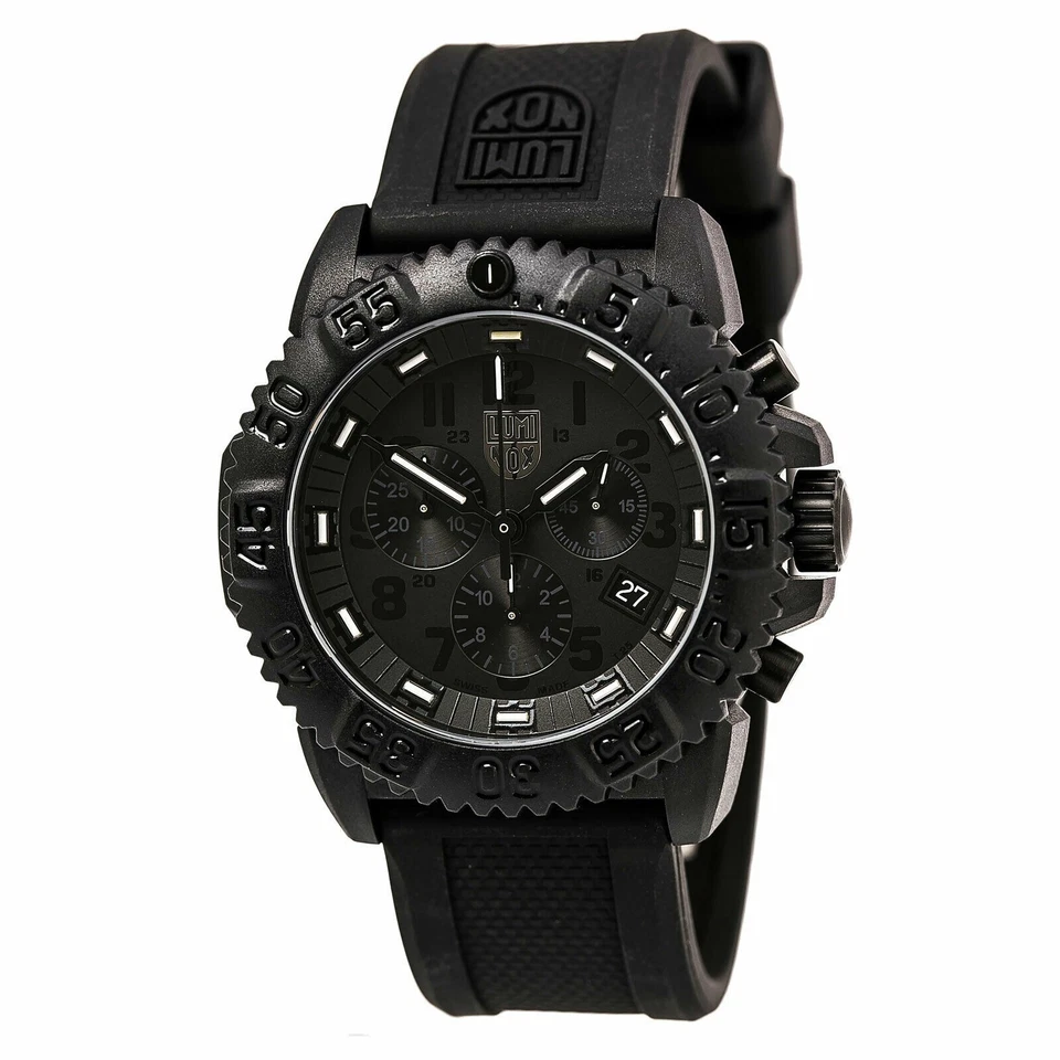 Reloj Hombre Luminox Navy Seal Colormark Cronógrafo 3080 Correa Negra 3081.BO Foto 4 de 4