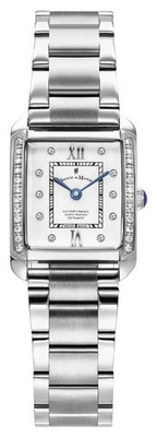 Jacques Du Manoir Emily Two-Hand Crystal (19mm) White Dial / Stainless JWL05501