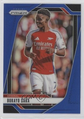 2024-25 Panini Prizm Premier League Blue Prizm 223/299 Bukayo Saka #21 ne1