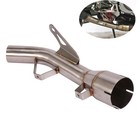Motorcycle Exhaust Mid Link Pipe Replace Catalyst For Kawasaki Z900 2017-2019