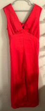 INA Women's Prom Formal Party Red Strap Dress Size Medium