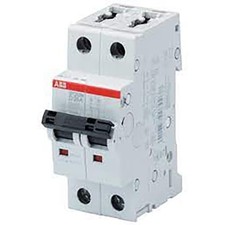 1PC ABB ST202M-D32 Circuit Breaker,Miniature,DIN Rail Mount,D Curve,2 Pole,32A