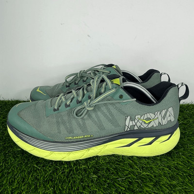 Hoka One One Challenger ATA 4 Green Volt Shoes Men Size 11