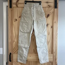 Isabel Marant Etoile Fanny Jeans in Cream Button fly