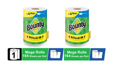 Bounty Paper Towels, 1 Mega Roll, 164 Sheets ...