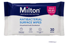 Image of Milton Antibacterial Surface Wipes 30 Pack Disinfectant