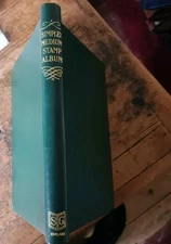 Stanley Gibbons Simplex Medium Binder Only.  Green