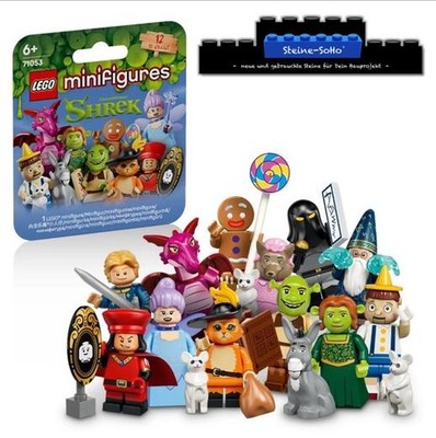 Lego ® Minifigures Satz SHREK ® - alle 12 Fig. - 71053 - VORBESTELLUNG