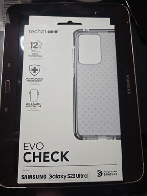 Tech21 Evo Check Series Case for the Samsung Galaxy S20 Ultra - Smokey Black