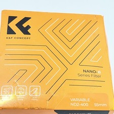 K F Concept ND2-ND400 Filter 62mm Variable Neutral Density 62mm Nano-B Series