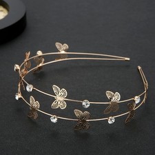 EMZHOLE Rhinestone Headband Flower Girl Bridal Wedding Headband Crystal Headp...