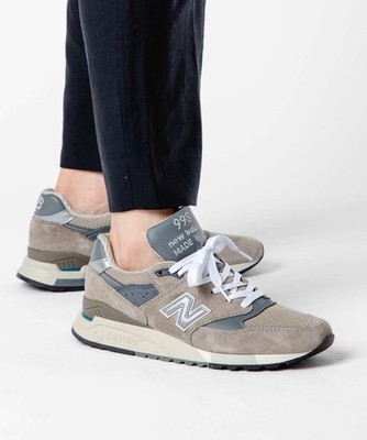 最終ニューバランス U998GR made in USA NEW BALANCE Men NB New Balance Made in USA 998 Core Sneakers Shoes Grey U998GR