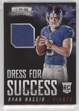 2013 Panini Rookies & Stars Dress for Success Materials Ryan Nassib #31 2u3