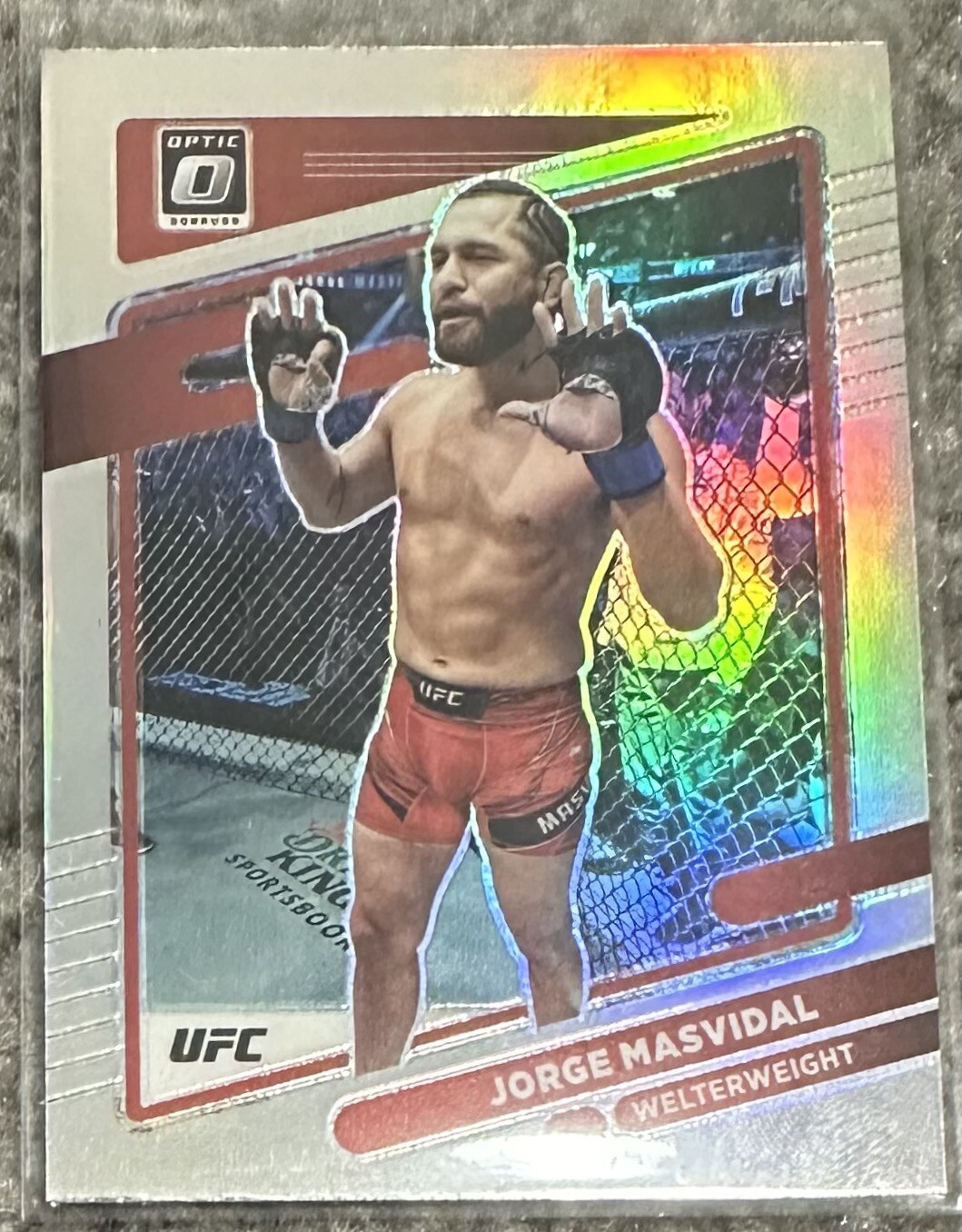 2022 Donruss Optic UFC Jorge Masvidal SILVER HOLO #79