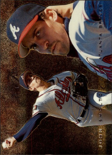 1995 Flair Atlanta Braves Baseball Card #108 John Smoltz - Picture 1 of 2