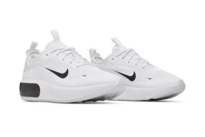 Nike Air Max Dia weiße Damen-Sportschuhe Größe 6 UK Laufschuhe 160 £