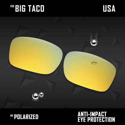 Anti Scratch Polarized Replacement Lenses for-Oakley Big Taco OO9173 Options - Picture 13 of 13