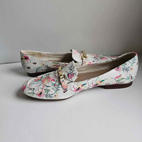 Aldo Boska 8 Womens Floral Loafer Multicolor White  - Picture 8 of 12