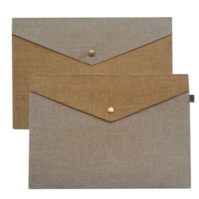 Durable A4 File Folder Document Holder Portfolio Envelope Felt Folder Case wi...