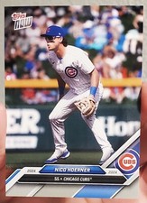 RARE NICO HOERNER 2024 TOPPS NOW ROAD TO OPENING DAY CHICAGO CUBS PR/914 🔥🔥
